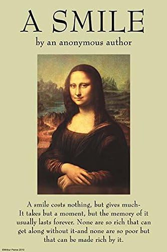 A Smile by Anonymous