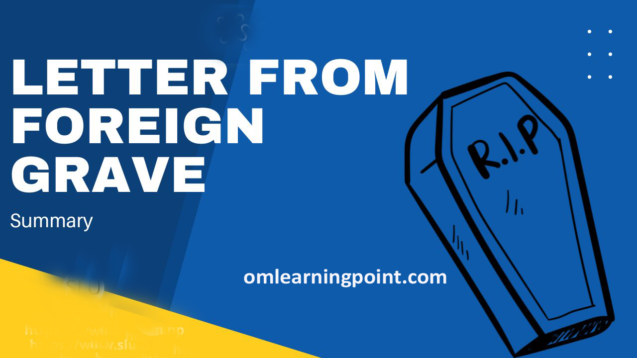 Letter from the Foreign Grave " by D B GURUNG