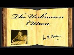 This poem exposes the modern situation where a person loses his individual identity.